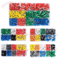 ZHAOX Cable End Crimps Ferrule, Insulated Box Set Wire Ferrules Terminals, Wire Connector Assorted S