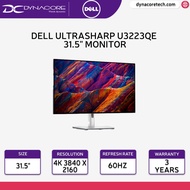 【DELIVERY IN 24 HOURS】Dell UltraSharp U3223QE 31.5" 4K UHD WLED USB-C Hub Monitor - 16:9 - Black, Silver