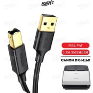 Genuine usb cable connecting Canon DR-M160 DR-M160II scanner 1.5m 3m 5m 10m long - FULL VAT