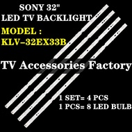 KLV-32EX33B SONY 32" LED TV BACKLIGHT (LAMPU TV) SONY 32 INCH LED TV BACKLIGHT KLV-32EX33 KLV32EX33B