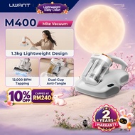 UWANT M400 Dust Mite Vacuum | UV-C Sterilization, 12,000BPM Tapping, 65°C Hot Wind, HEPA Filtration,
