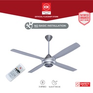 KDK M56SR (140cm) Remote Controlled Ceiling Fan with 3-speed and timer