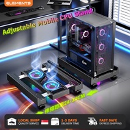 [🇸🇬 SELLER] Cpu Stand Adjustable With Wheel 360 Rotating Pc Stand/Cpu Roller Stand Desktop Rack Comp