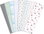 8-Piece Women's Headband, Elastic Headband Set, Cotton Hair Bands for Sports, Yoga, Running, Fitness