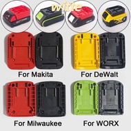 WITTE DIY Adapter, Portable ABS Battery Connector, Tool Accessories Durable Charging Head Shell for Makita/DeWalt/WORX/Milwaukee 18V Lithium Battery