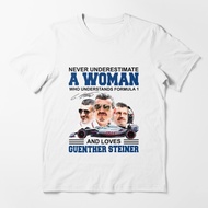 Guenther Steiner Never Undercover A Woman Formula 1 Plain T-Shirt