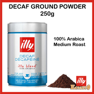 ILLY Coffee Ground Coffee Decaf Coffee Powder Medium Roast Serbuk Kopi Whole Coffee Bean Blend Decaf