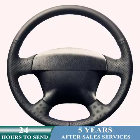 Customized Car Steering Wheel Cover Braid Leather Car Accessories For Honda Civic 2000-2005 Civic Hy