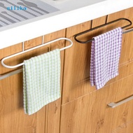 [SILI]Iron Towel Rack Kitchen Cupboard Hanging Cloth Organizer Sponge Holder Hanger