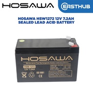 HOSAWA 1272 12V 7.2AH Battery SEALED LEAD ACID