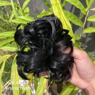 Jepit Ulir Aulia Messy Rambut Palsu Hairdo Sanggul Modern Konde Kebaya Wedding Bali