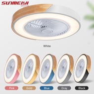 SUNMEIYI Modern Smart fan light LED Ceiling Fans With Lights For Living Room Cooling Ventilador Ceiling Fan With Remote