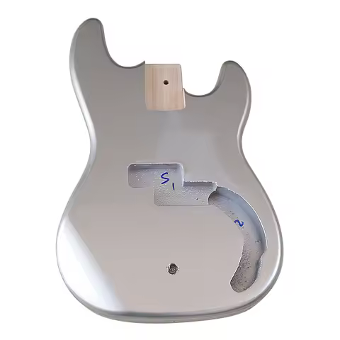 Guitar Parts Black Color Poplar Wood Electric Guitar Body DIY Guitar Parts Guitar Barrel 6.2cm Pocke