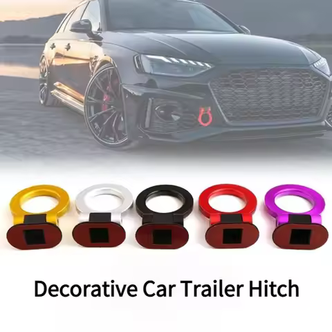 1pcs Decorative Car Trailer Hitch, Racing Modification Personalized Trend Trailer Hitch, Front Bumpe