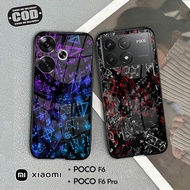 Glass Softcase For poco F6 & poco F6 PRO - Cellphone Case poco F6 & poco F6 PRO [T18].