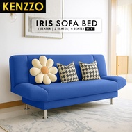 KENZZO Foldable Sofa Bed 2 seater / 3 seater / 4 seater / 懒人沙发/沙发床/ Iris Foldable Sofa Bed / velvet 