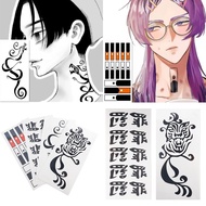 Anime Tokyo Revengers Tattoo Stickers Draken Cosplay Sticker Ken Ryuguji Waterproof Tattoo Sticker C