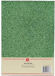 YZH Crafts Glitter Cardstock Paper, No-Shed Shimmer Glitter Papers, Cricut, Craft and DIY Projects C