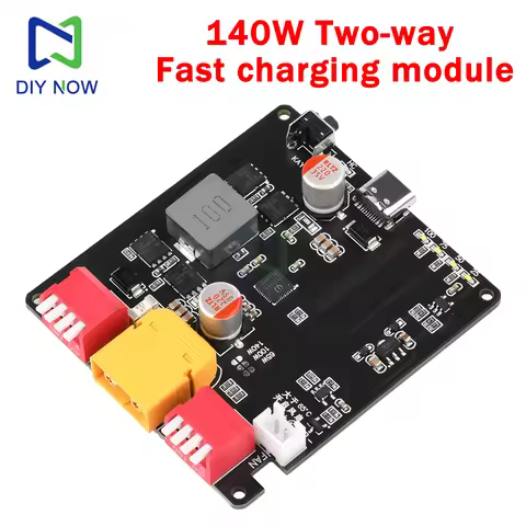 140W Bidirectional Fast Charging Module Buck-Boost 2-6S Lithium Battery Charging Board Ip2366 With A