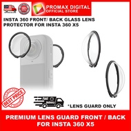 Premium Front/ Back Glass Lens Guard for Insta360 X5 Insta360 X5 Accessories