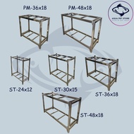 STAINLESS STEEL 304 HEAVY DUTY AQUARIUM STAND