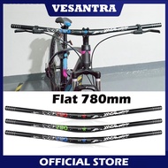 WAKE A020B STANG SEPEDA MTB HANDLEBAR FLAT 78CM OS 31.8MM HITAM - DIRTHE SHOP