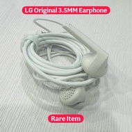 LG Original 3.5MM Earphone Compatible For G2,G3,G4,G5,G6,G7,V30,V40 ThinQ,X Power,K210 Handsfree,Ear