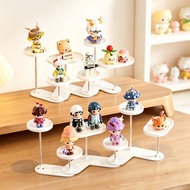 Model Shelf Collectible Display Step Shape Doll Stand Small Decoration