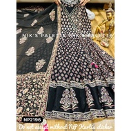Black Anarkali gown
