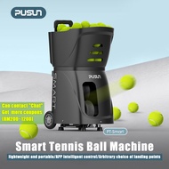 Pusun tennis ball machine PT-Smart APP Control Portable Tennis Ball Machine Sparring Machine Automat