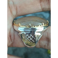 Cincin perak 980 jarum emas