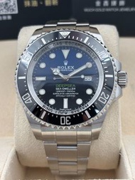 二手 USED  ROLEX 勞力士 DEEPSEA 116660 漸變藍 2017年12月 全套 FULL SET