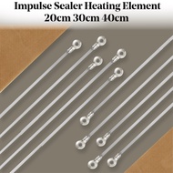 JME Impulse Sealer Heating Element 20cm 30cm Impulse Sealer Accessories Wire Steel Heating Steel