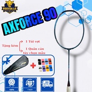 Genuine Lining Axforce 90 badminton racket Dragon green, Tiger Max red