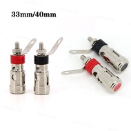 33mm 40mm metal Push-Type Spring Terminal Speaker Amplifier Spring Self-Locking power Socket Push-Ty