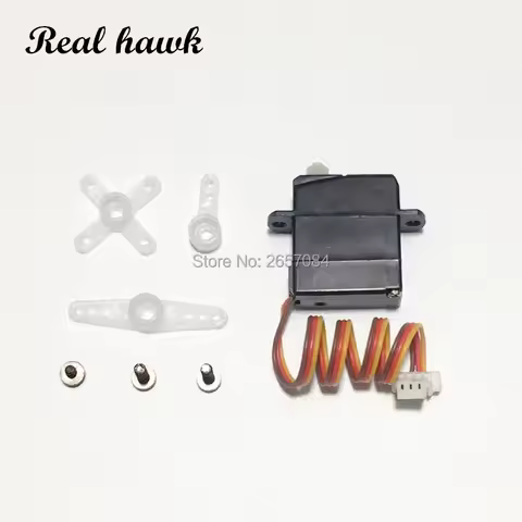 2pcs 1.7g Low Voltage Micro Digital Servo Mini JST1.0/1.25 Connector For RCplane car Truck Helicopte