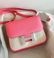 ✨🎠Hermes Mini Constance 唇膏粉8w Rose Azalee✨🎠