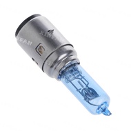 Motorcycle DC 12V 35W BA20D Headlight Halogen Bulb White Light