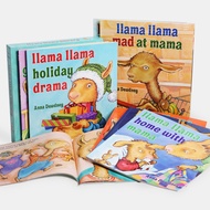 Milu Llama Red Pajama Picture Book Character Development Years Old Children S Toddler Original Engli