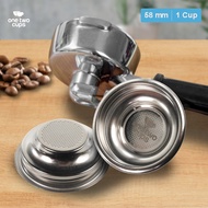 Filter Basket Portafilter Non-Pressurize Single Wall 58mm 1 Cup - Portafilter Basket 58mm Single Wal