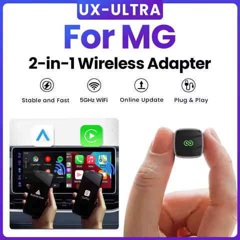 Wireless CarPlay Adapter Android Auto USB Dongle 5G WiFi Plug and Play For MG GT MG5 RX5 GS ZP ZS He