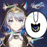 -JINN-HONKAI STAR RAIL CIFERA Anime Cosplay Necklace Metal Pendant CIPHER Cosplay Prop Accessories N
