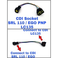 CDI Convertor Socket Cable LC 135 LC135 > PNP > SRL110 SRL 110 Z 110Z EGO 110ZR Accessories Racing M