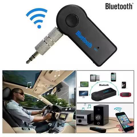 For Car Kit Music Audio Aux A2dp Earphone Receiver Car Bluetooth 5.0 Receiver 3.5mm Jack Wireless Bl