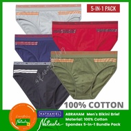 NATHANIEL BRIEF FOR MEN | ABRAHAM | AMIAS | LOGANJAMES | ERICSON | COLBY | 5-IN-1  MULTIPACK