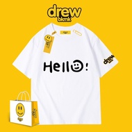 Xin chào in chữ cái Áo Thun Justin Bieber cho nam ngắn tay và nữ chất lượng cao cấp áo sơ mi