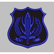 HP-R99 PATCH LOGO SATPAM EMBROIDERY ACCESSORIES BET/ EMBLEM