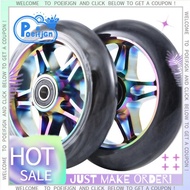 2Pcs Electric Scooter Wheel Scooter Replacement Wheels With Bearing Stunt Scooter Pu Wheels Scooter 