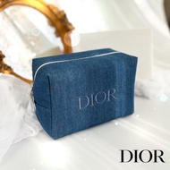 全新 正版🌟DIOR 迪奧 牛仔豆腐包 Dior丹寧化妝包 迪奧小方包｜馧莳