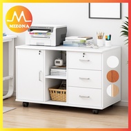 MIZONA 90CM Home Office Filing Cabinet Shelf Minimalist Organizer Storage Cabinet